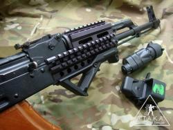 Установка профилированной ручки переноса огня